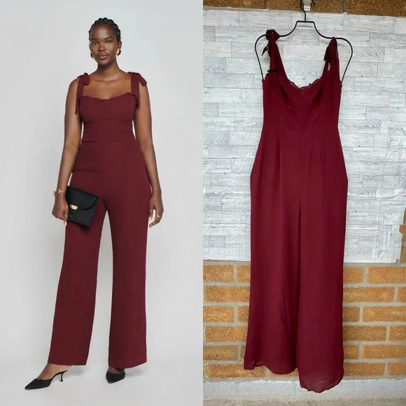 REFORMATION Alfred Jumpsuit  size 2 P - Picture 1 of 17